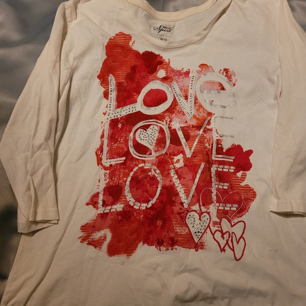 Love printed shirt